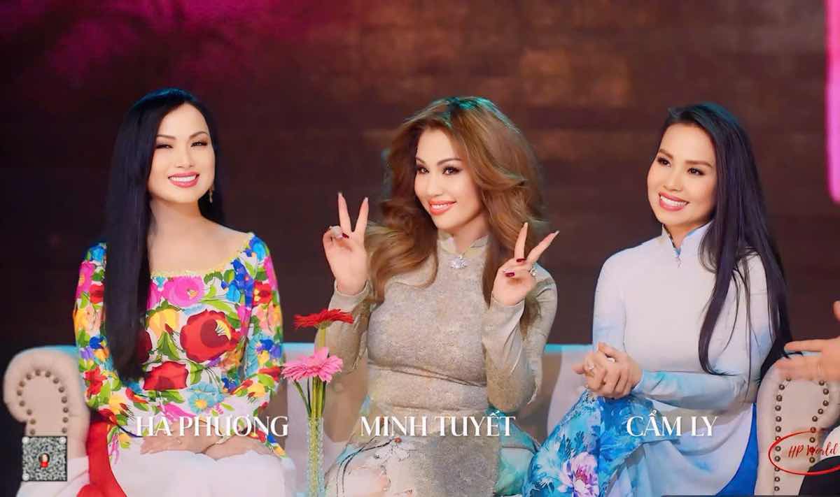 1z.480.Ba chi em noi tieng Cam Ly - Ha Phuong va Minh Tuyet se chia se ve cau chuyen tinh cua đang sinh thanh 