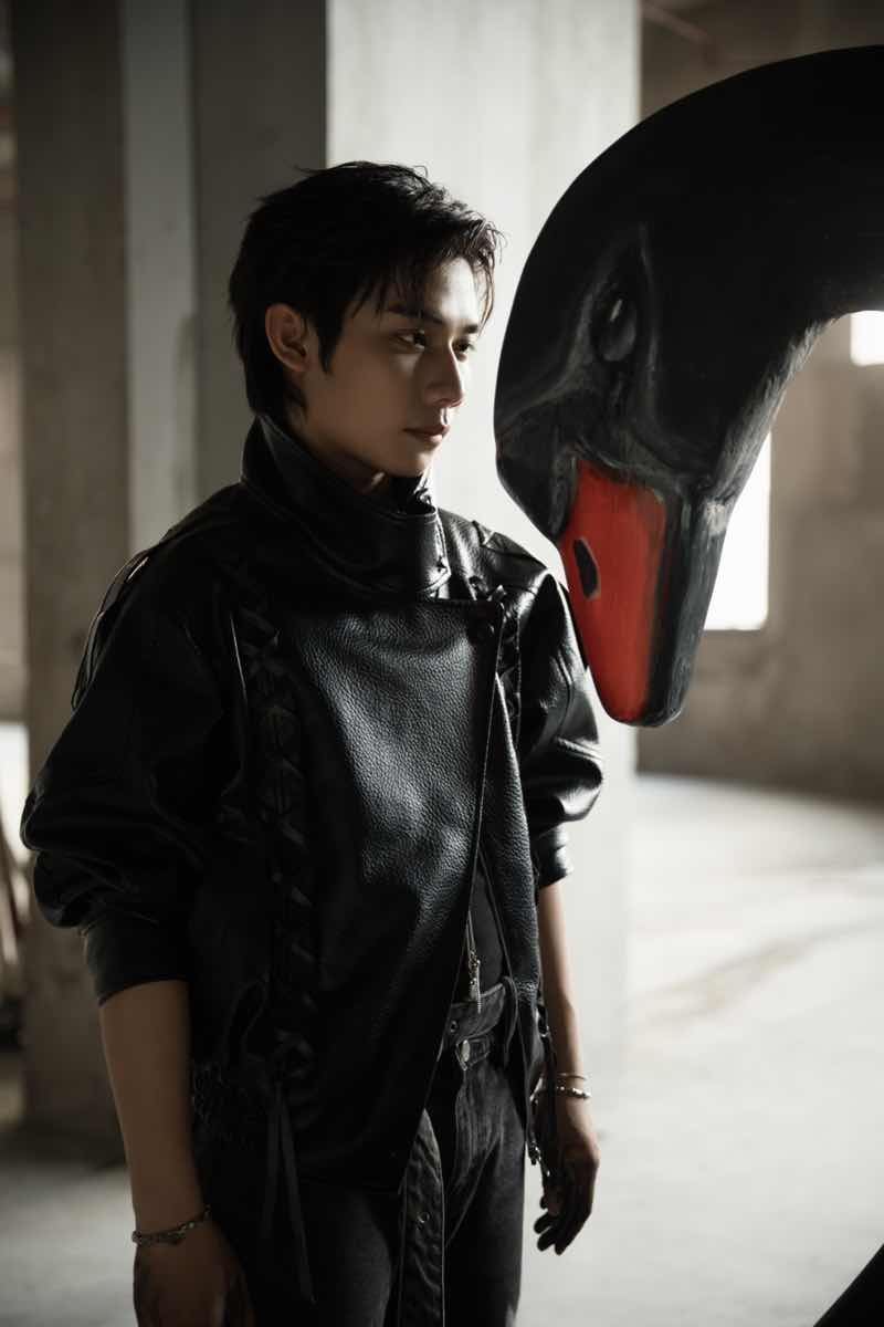 1z.869.Thien nga đen đai dien cho mot phien ban con nguoi tu do va kieu hanh hon