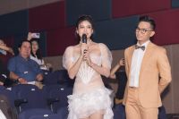 Trần Tiểu Vy, Trương Quỳnh Anh c&ugrave;ng d&agrave;n nghệ sĩ nổi tiếng Vbiz xuất hiện tại họp b&aacute;o Ng&ocirc;i Sao Xanh 2023