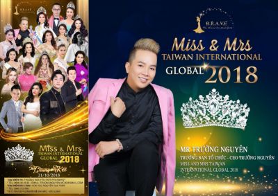 Chặng về đích đáng mong đợi của Miss and Mrs Taiwan International Global 2018