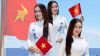 Á hậu Minh Nhàn diện áo dài giữa đảo, sẵn sàng bức phá bản thân