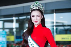 Trịnh Mỹ Anh sang Philippines thi Miss Earth 2025