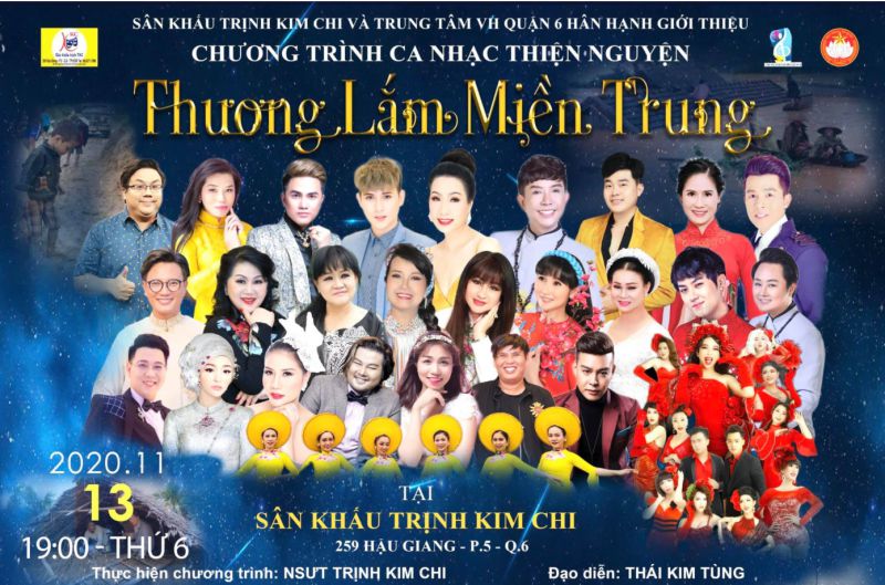 Trịnh Kim Chi tổ chức đêm nhạc “Thương Lắm Miền Trung”để gây quỹ ủng hộ cho người dân miền Trung