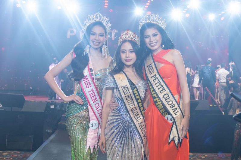 Á hậu ''thấp nhất lịch sử'' Lê Trang Ngân đoạt giải Miss Petite Global Asia 2024