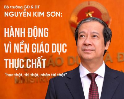 Bộ trưởng Bộ GD&amp;ĐT Nguyễn Kim Sơn.