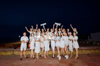 Người đẹp, doanh nh&acirc;n Hoa Vy mừng tuổi mới b&ecirc;n nh&acirc;n vi&ecirc;n hệ thống TMV