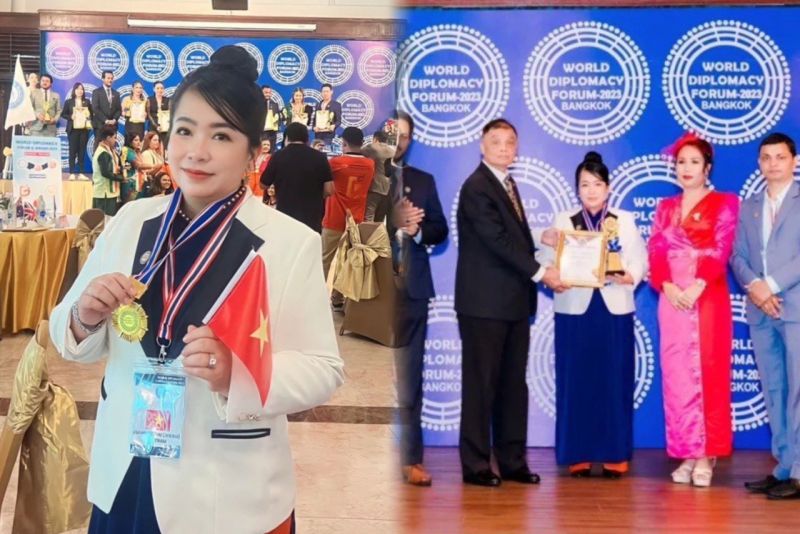Doanh nhân Ngọc Thu nhận 'Giải thưởng Nhà ngoại giao 2023'