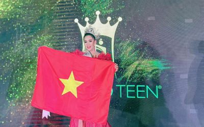 Bella Vũ Huyền Diệu đăng quang Miss Eco Teen International 2021