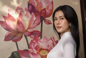 Ph&uacute;c Anh ch&iacute;nh thức c&ocirc;ng bố kỉ lục Việt Nam cho bức tranh hoa sen của dự &aacute;n &ldquo;54 D&acirc;n Tộc Việt Nam&rdquo;