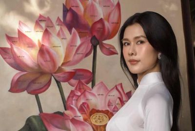 Ph&uacute;c Anh ch&iacute;nh thức c&ocirc;ng bố kỉ lục Việt Nam cho bức tranh hoa sen của dự &aacute;n &ldquo;54 D&acirc;n Tộc Việt Nam&rdquo;