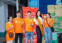 Hoa hậu Phan Kim Oanh nối d&agrave;i h&agrave;nh tr&igrave;nh y&ecirc;u thương tại l&agrave;ng trẻ em SOS