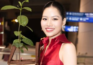 Cao Ngọc Bích lên đường dự thi Miss Earth 2024