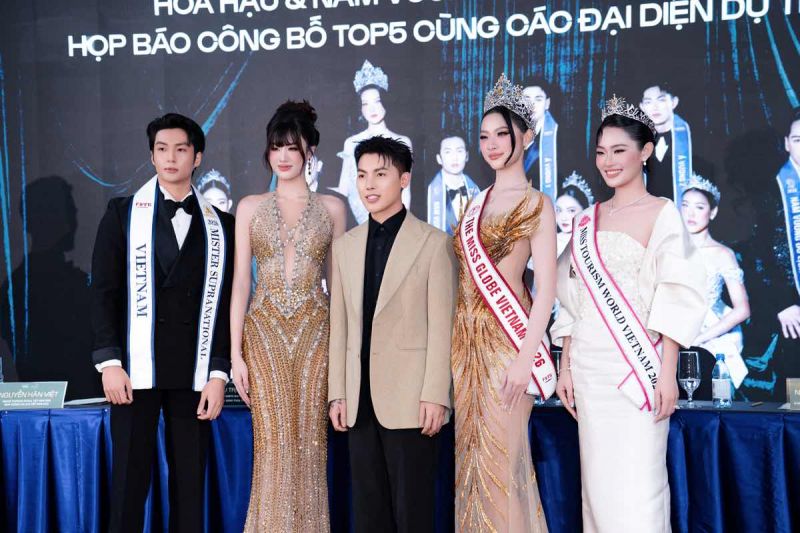 Nam vương H&agrave;n Việt, hoa hậu Thu Thảo đại diện Việt Nam tham dự Mister Supranational 2026 v&agrave; Miss Globe 2026