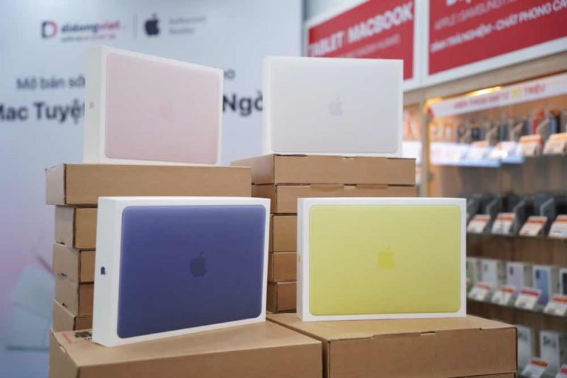Di Động Việt trả h&agrave;ng sớm, mở b&aacute;n ch&iacute;nh thức MacBook Neo, tổng ưu đ&atilde;i đến 5 triệu đồng