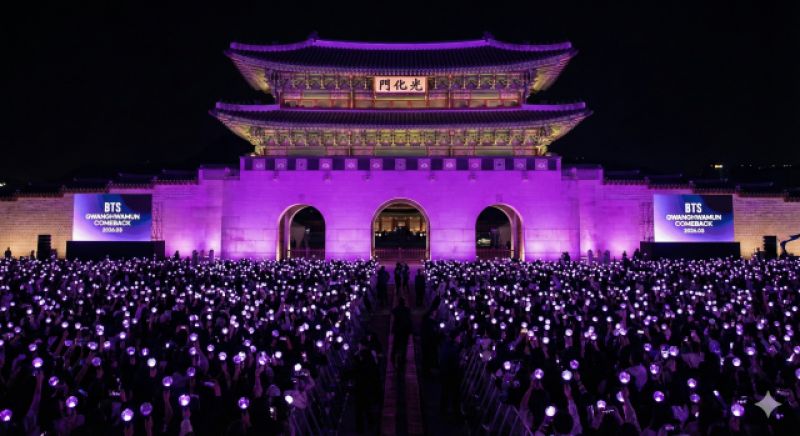 Concert BTS tại Gwanghwamun giới hạn 1 giờ v&igrave; an to&agrave;n