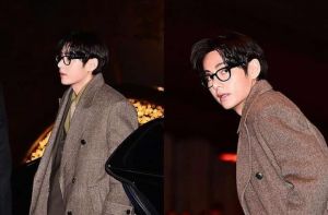 V (BTS) đầy cuốn h&uacute;t tại đ&aacute;m cưới Kim Woo-bin