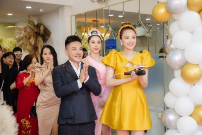 Hoa hậu Diễm Hương hội ngộ doanh nhân Kevin Nguyễn tại TP. Hồ Chí Minh