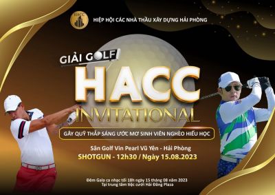 Giải golf HACC Invitational gây quỹ Học bổng cho sinh viên nghèo hiếu học