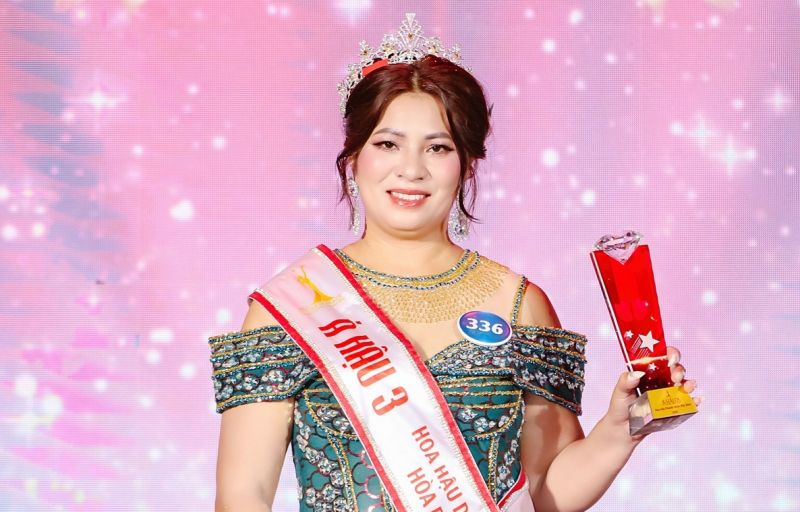 Doanh nhân Hoàng Thị Thu đăng quang Á hậu 3 tại chung kết Miss Business Peace 2024