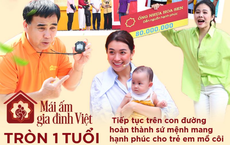 “Mái ấm gia đình Việt” tròn 1 tuổi: Viết tiếp chương mới trên hành trình mang hạnh phúc cho trẻ em mồ côi