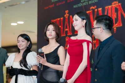Showbiz Việt ch&uacute;c mừng phim &lsquo;Thẩm mỹ viện &acirc;m phủ&rsquo; của Xu&acirc;n Lan, Ngọc Trinh