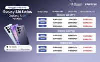 Lượng quan t&acirc;m Galaxy S26 series tăng gấp 1,5 lần, bản Ultra chiếm ưu thế tại Di Động Việt