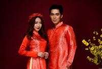 NTK Đinh B&aacute;ch Đạt giới thiệu BST &aacute;o d&agrave;i đ&ocirc;i v&agrave;o dịp Tết Kỷ Hợi 2019