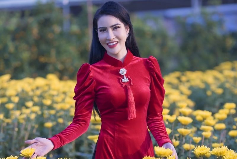 Dạo bước chơi xuân cùng Á hậu 2 Miss Taiwan International Global 2018 - người đẹp Huỳnh Hạnh