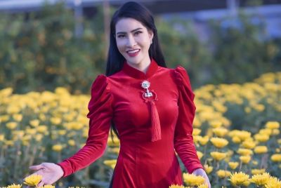 Dạo bước chơi xuân cùng Á hậu 2 Miss Taiwan International Global 2018 - người đẹp Huỳnh Hạnh