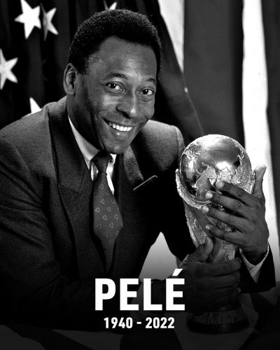 "Vua bóng đá" Pele qua đời ở tuổi 82