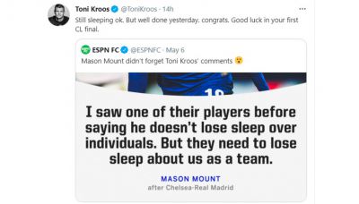Toni Kroos &#039;&#039;dạy dỗ&#039;&#039; Mason Mount phải biết khiêm tốn =)))