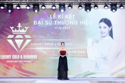 Thạc sĩ Phạm Kim Dung chính thức trở thành Đại sứ thương hiệu Luxury Gold &amp; Diamond