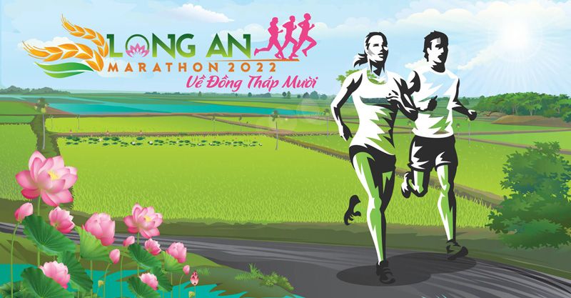 Vừa khởi động, Long An Marathon 2022 - về Đồng Tháp Mười thu hút hàng nghìn người đăng ký tham gia